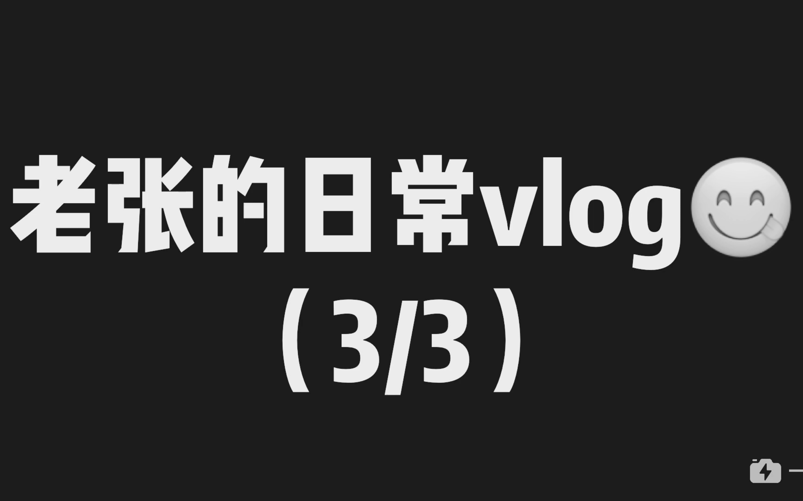 老张的日常vlog之瞎忙活一天哔哩哔哩bilibili