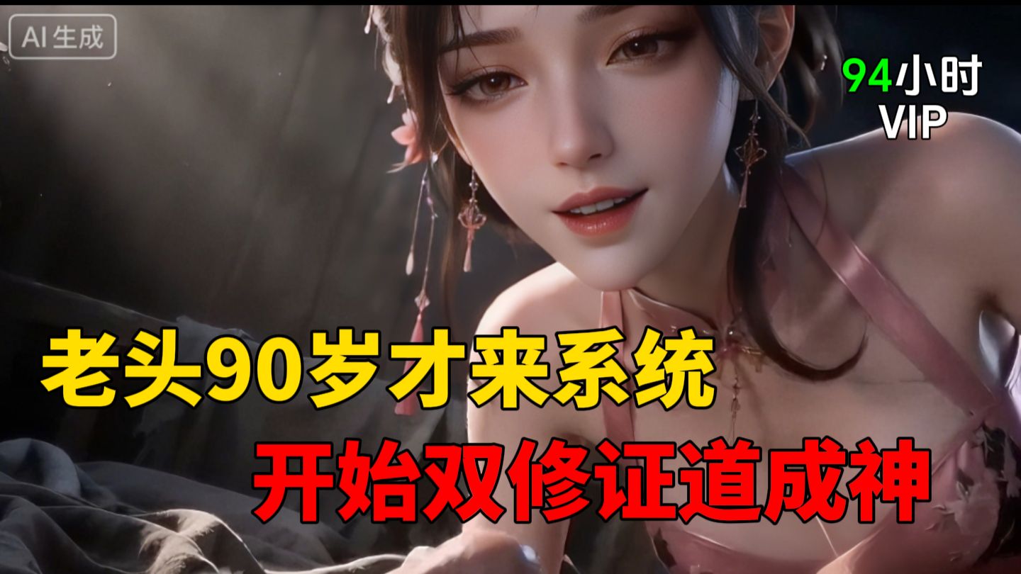 【94小时自制有声书爽文】老头90岁才来系统，开始双修证道成神?