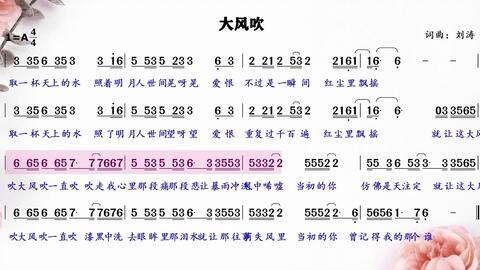 人生第一次歌曲的曲谱_人生第一次(4)