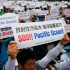 韩国数千渔民在国会前集会，抗议日本核污染水排海