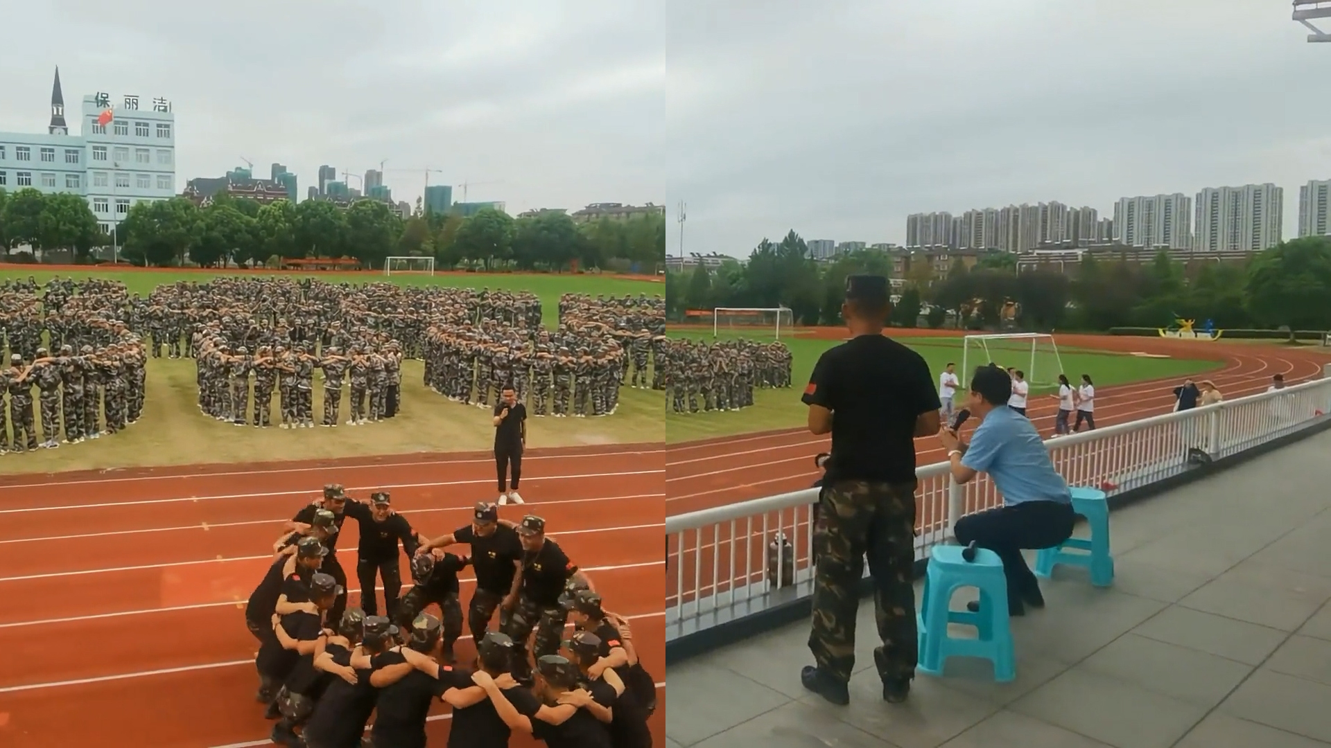 军训进行时∣一起看看附中学子们的戎装青春～-宁夏大学附属中学