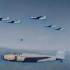 重庆大轰炸真实影像，中日飞机在空中进行缠斗