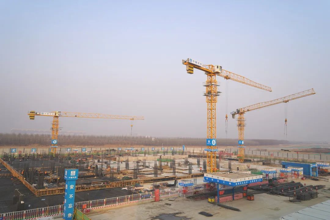 河北航空大兴机场廊坊运营基地项目进入地上主体结构施工阶段