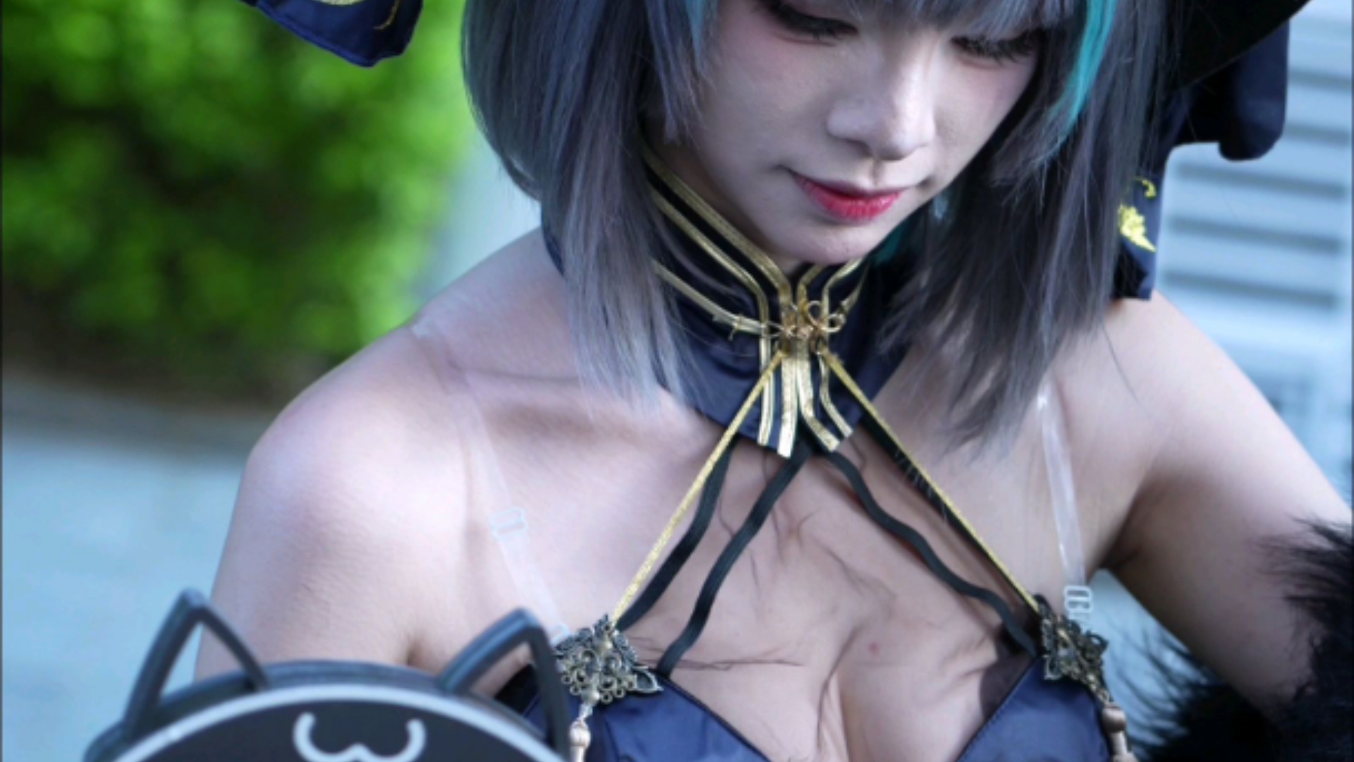 Cheshire Cat High Split Cheongsam】-Music Splendor Cosplay