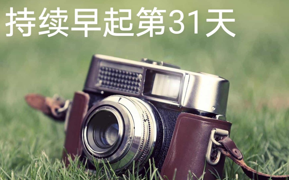 持续早起第31天 3：00