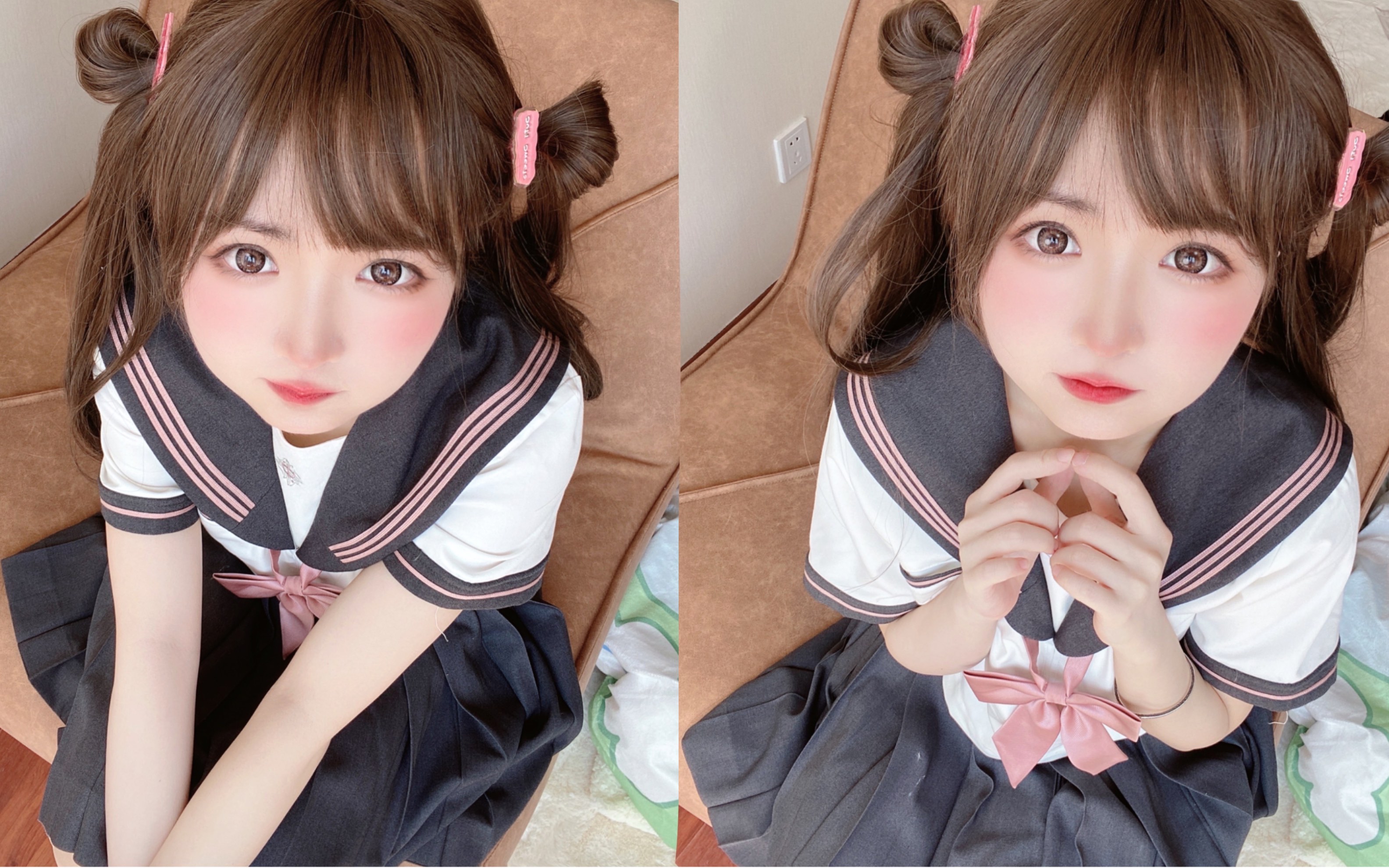 When: a small girl meets a JK uniform