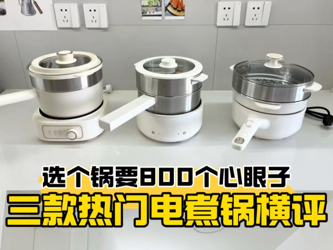 电煮锅先别急着买，看完测评再说！#测评#立时不锈钢电煮锅#苏泊尔电煮锅#小熊分体电煮锅