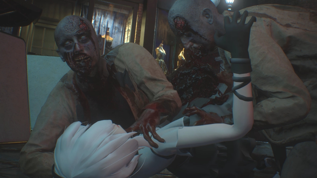 弱音被怪物双啃