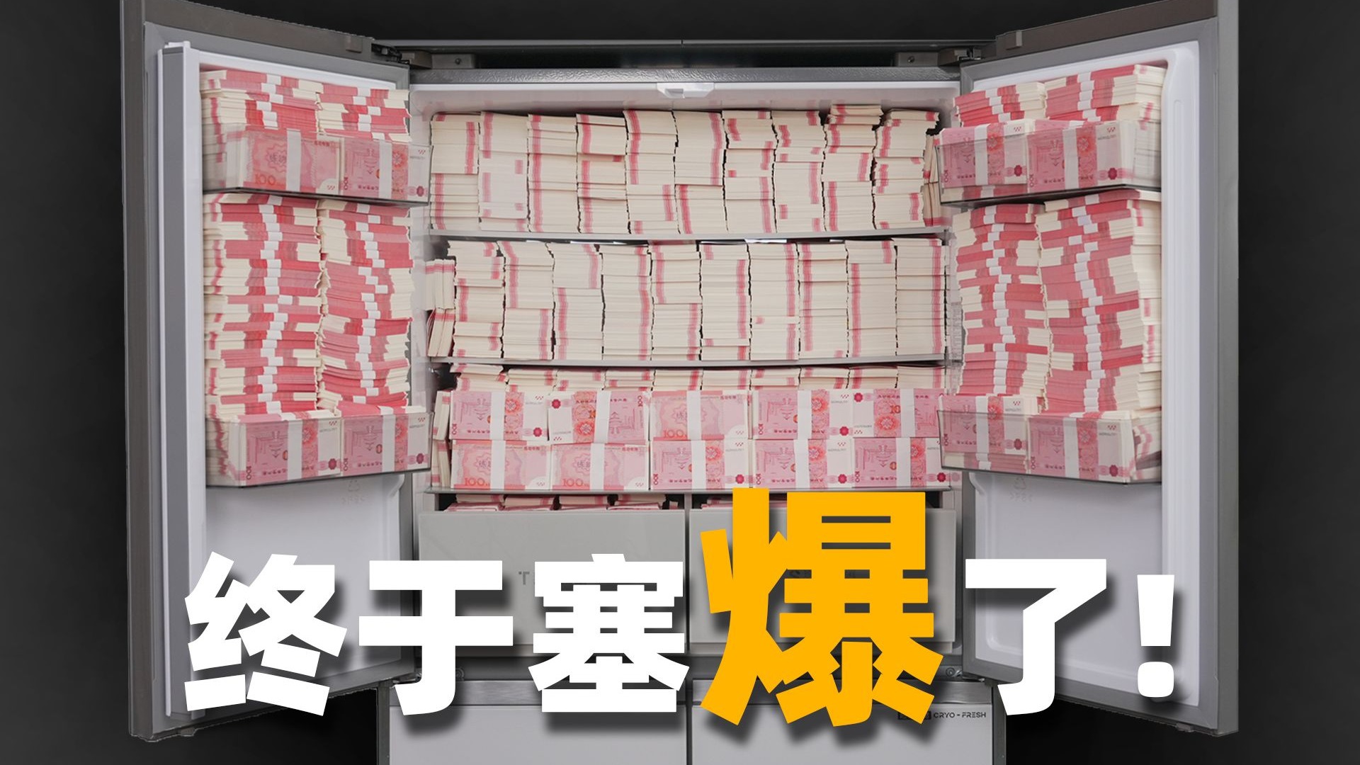 605L冰箱到底能塞多少钱？挑战全网最“贵”新形态冰箱！