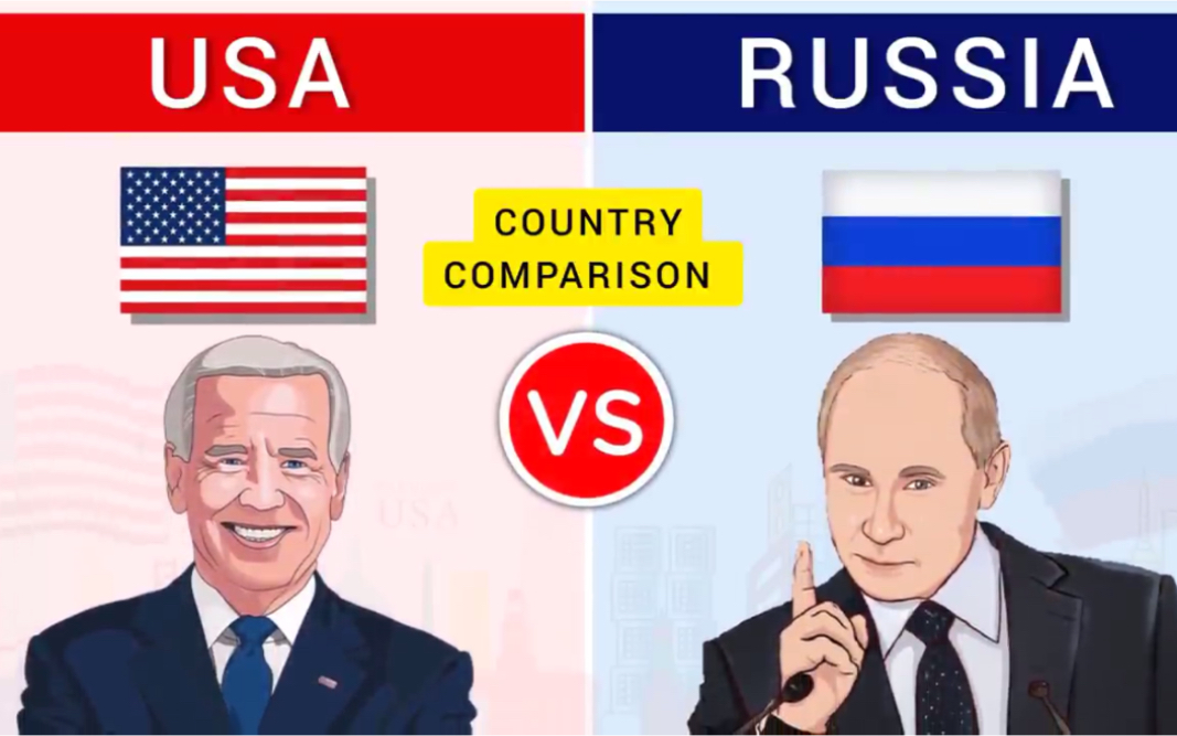 【国力对比】美国VS俄罗斯，谁是真正的超级力量