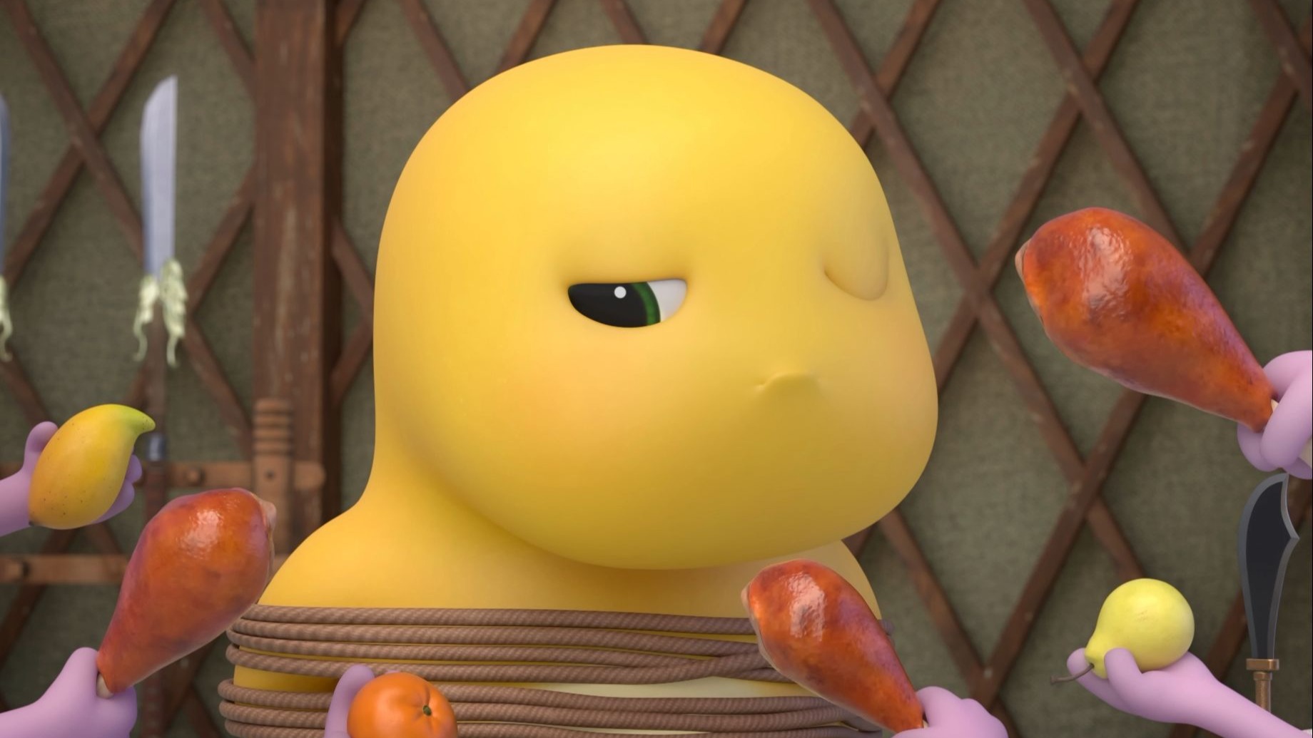 🍗暴暴龙你就拿这个考验奶龙？