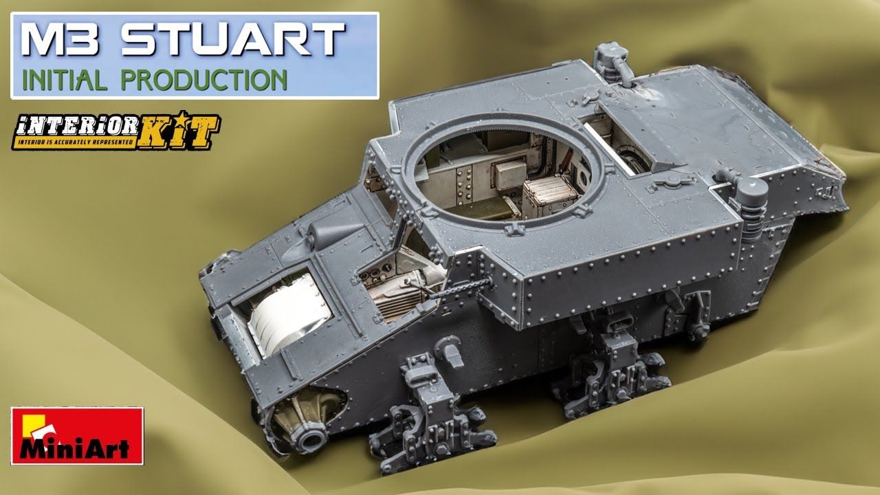 令人瞠目结舌的细节曝光！MiniArt斯图尔特坦克模型制作系列第四部分-改变了游戏规则