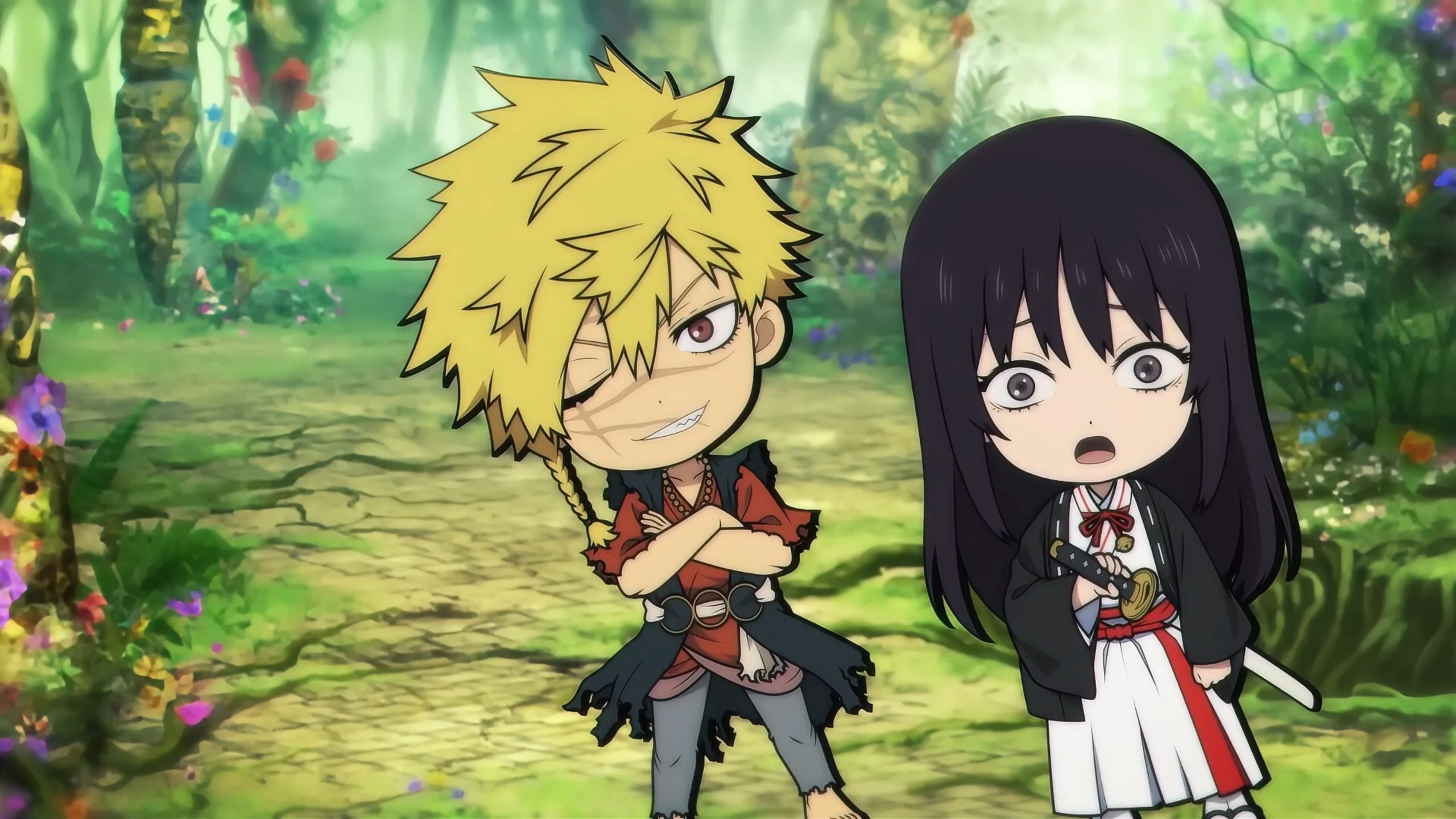 【1月新番/迷你动画补档/中字】《地狱乐》迷你动画「一窥地狱乐！」第2话「吊卫兵的美食评论」