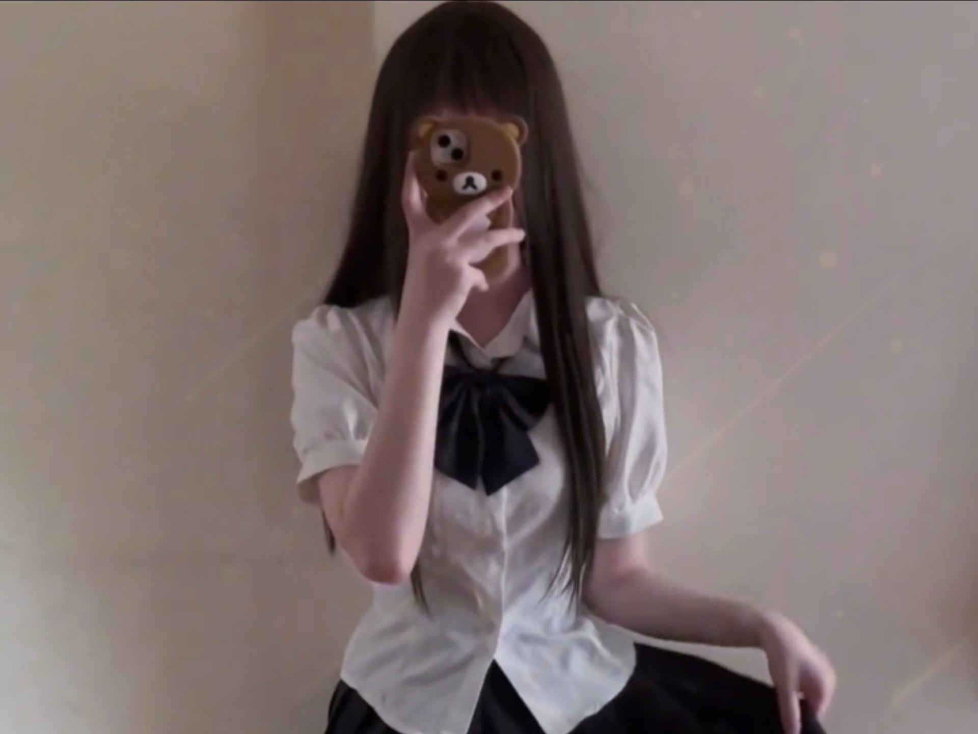 不喜欢戴伞的小感觉了