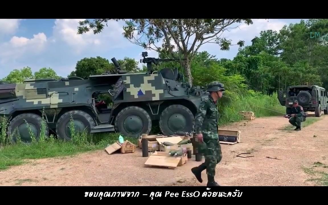 【泰国皇家陆军】乌克兰制 BTR-3装甲车参加演习