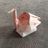 纸在乎你 手工折纸：千纸鹤收纳盒