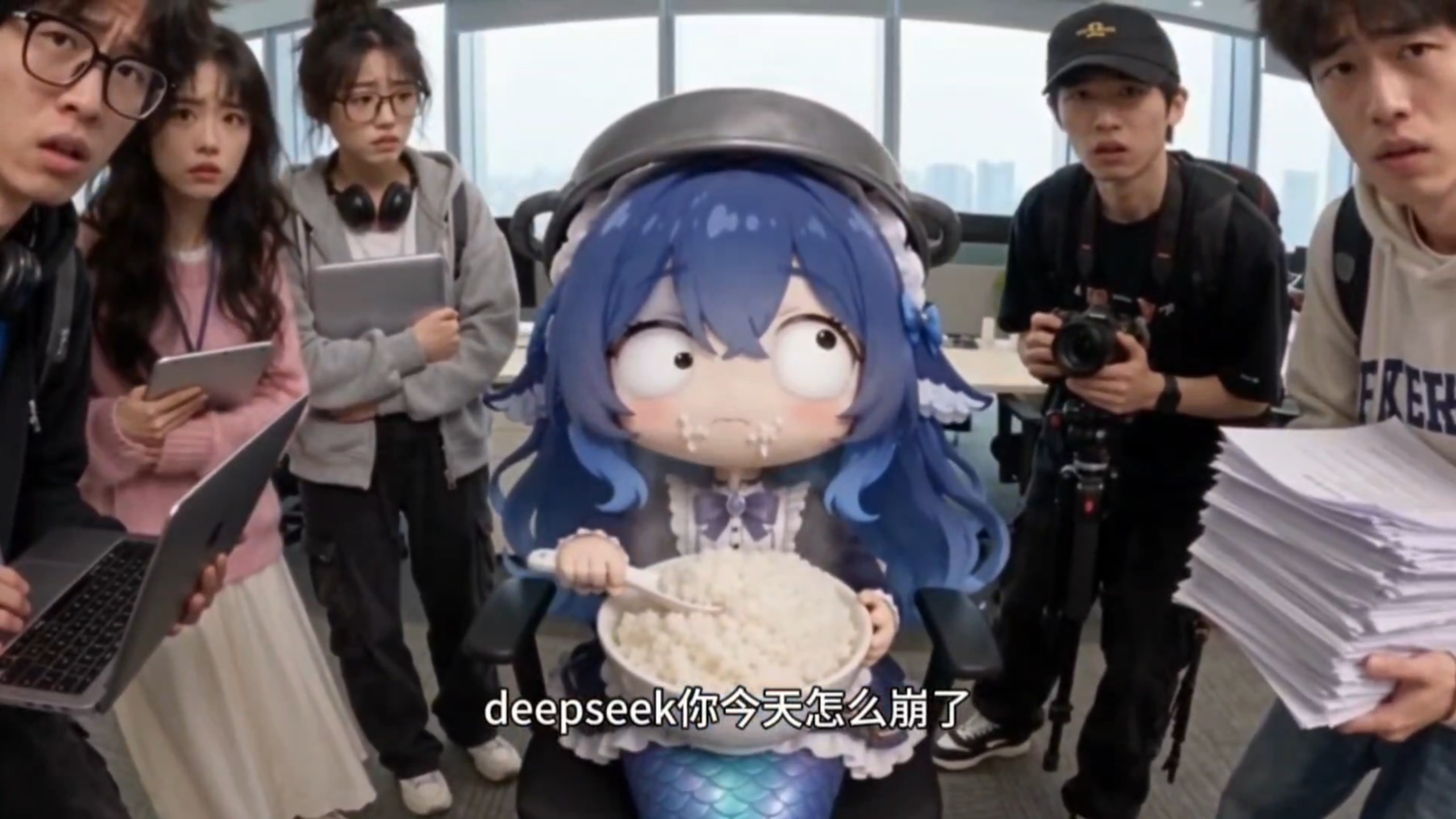 当DeepSeek系统崩了之后belike