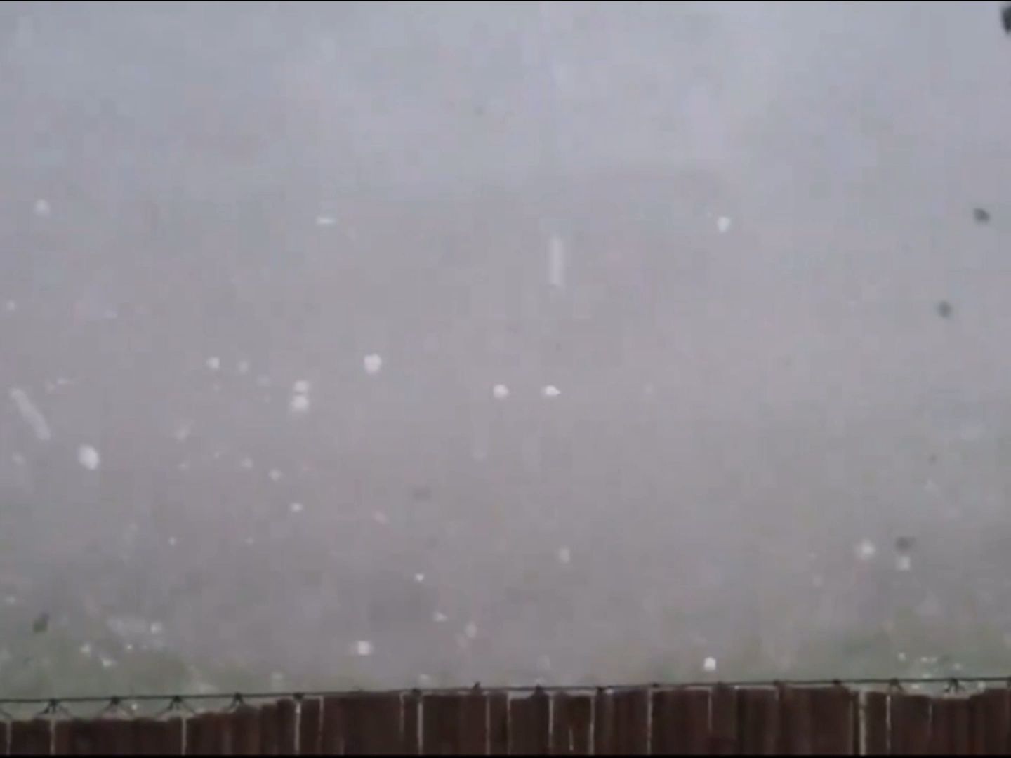 Have you ever seen hail this big?