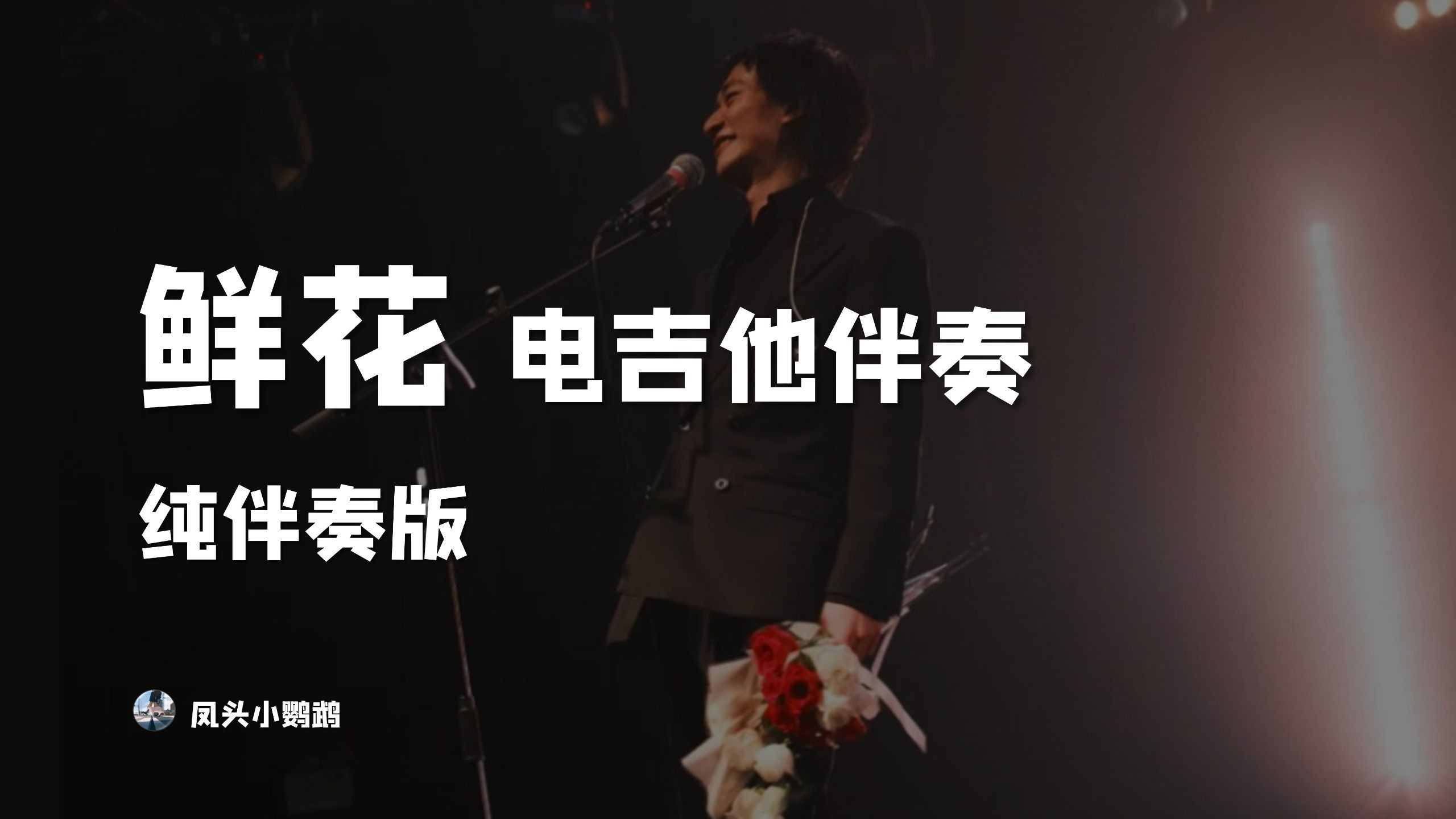 【经典电吉他solo伴奏】鲜花 - 回春丹 电吉他SOLO伴奏带