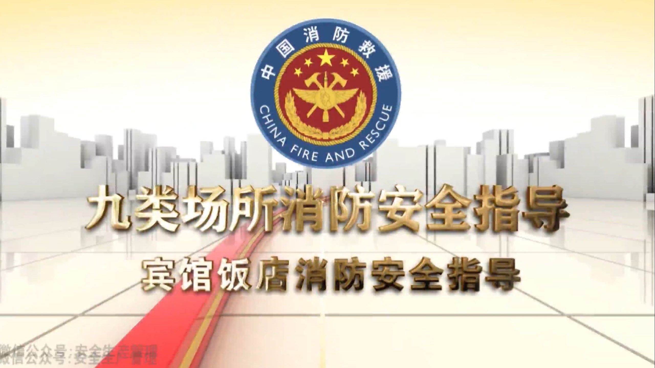 宾馆饭店消防安全指导教育片