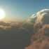 视频素材：穿过云海 靠近太阳