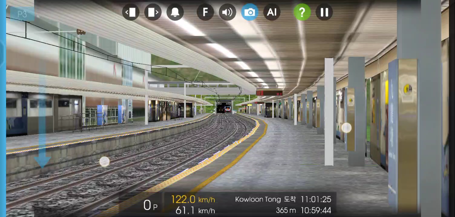 （Hmmsim2）模拟在东铁线不停站直通车