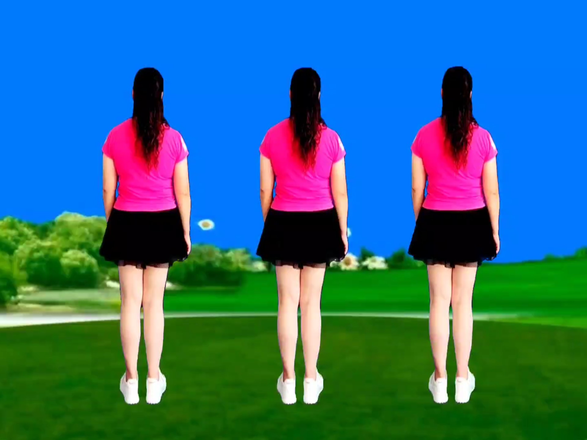 伤感情歌广场舞《来生不想再入红尘》背面演示，醉人好听又好看