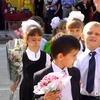 乌克兰小学一年级新生开学日庆祝#乌克兰 #俄罗斯 #乌克兰基辅 #萝莉