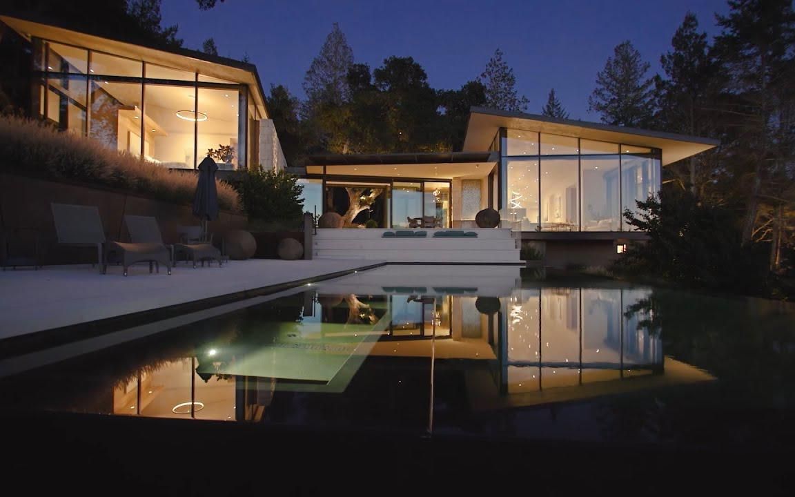 25,000,000 美元的宁静纳帕之家,坐落在风景优美的海角上 | Luxury Houses  American Homes 2021.11.5哔哩哔哩bilibili