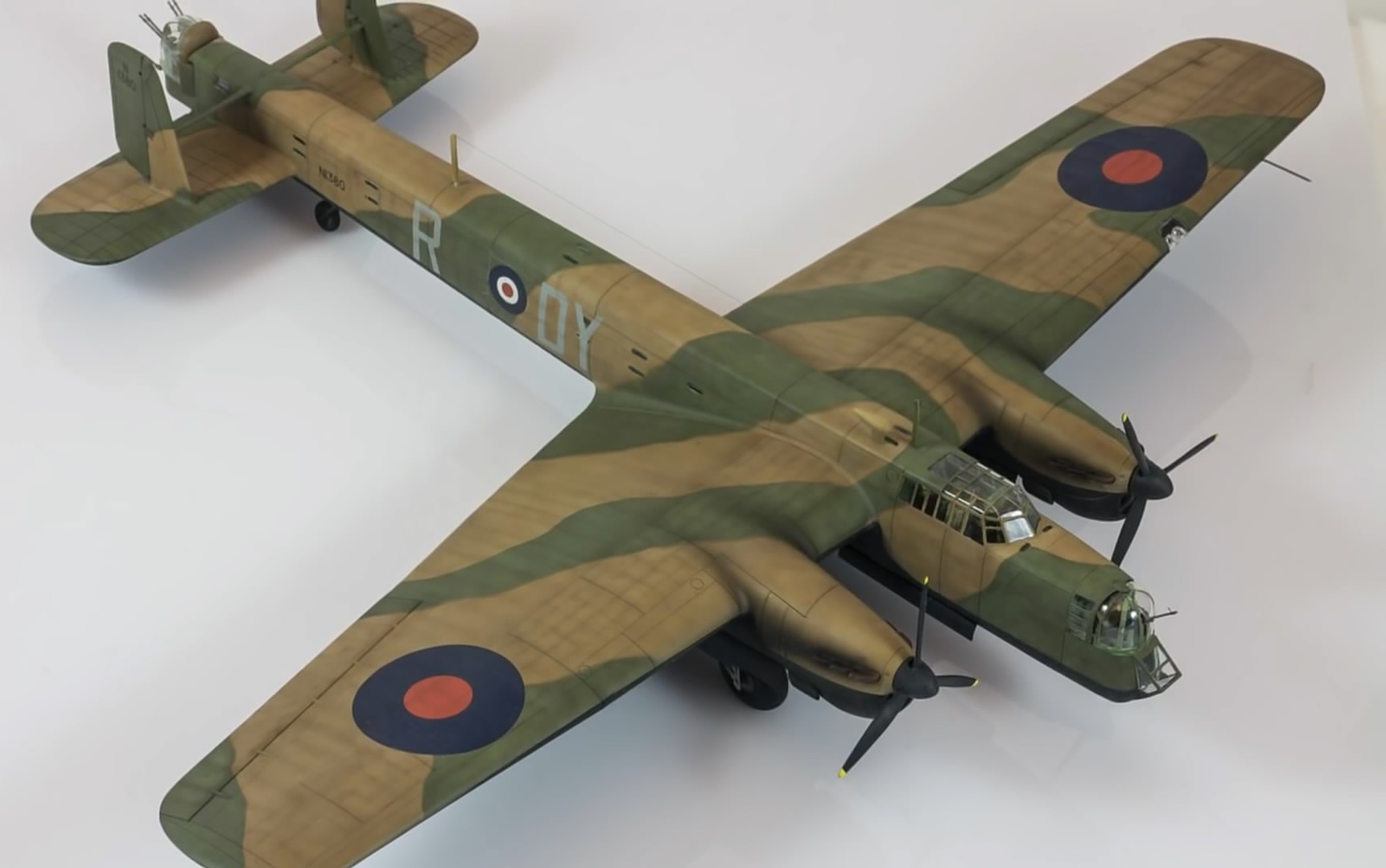 【armstrong whitworth whitley】英惠特利轰炸机模型