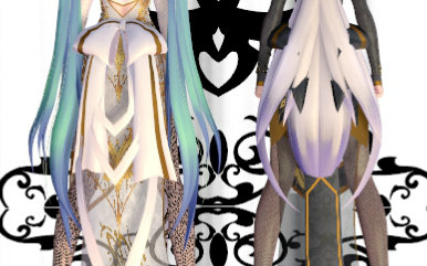 mmd旗袍haku弱音miku初音的glide绅士们请进戴眼镜的狐狸