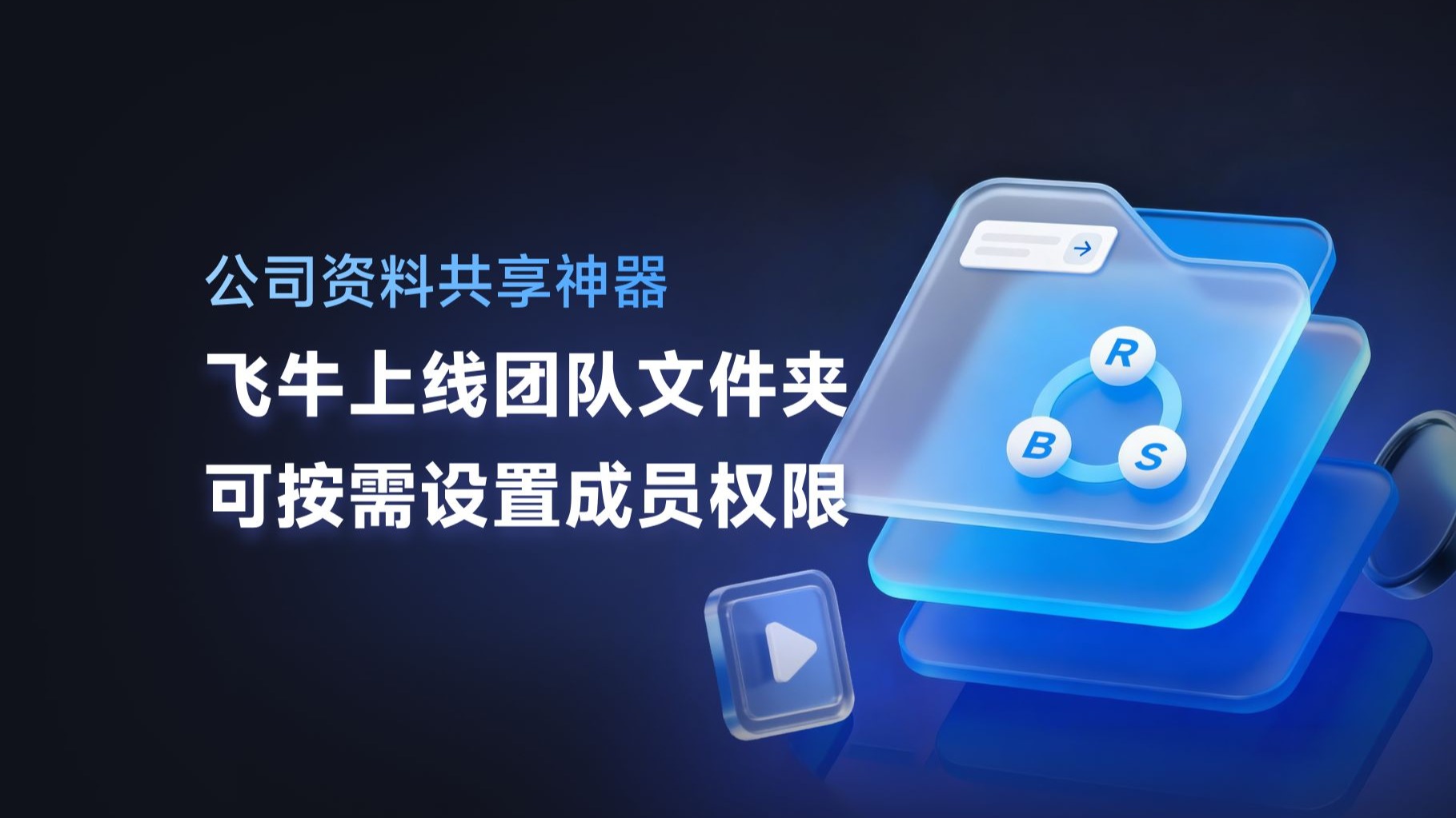 企业/团队必看！飞牛上线团队文件夹！支持设置不同成员权限，文件共享更高效！