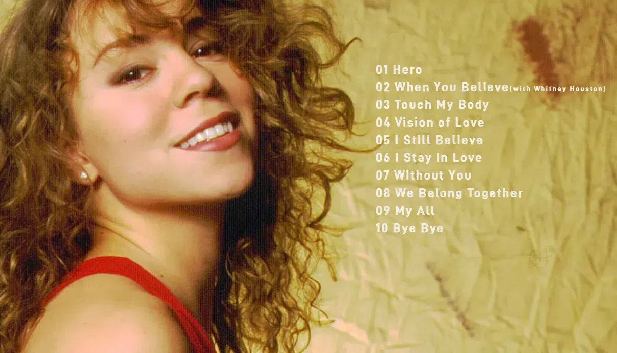 𝐏𝐥𝐚𝐲𝐥𝐢𝐬𝐭 Mariah Carey沉浸式歌单🎵 | 玛丽亚凯莉十大精选 | 内含英文歌词可跟唱