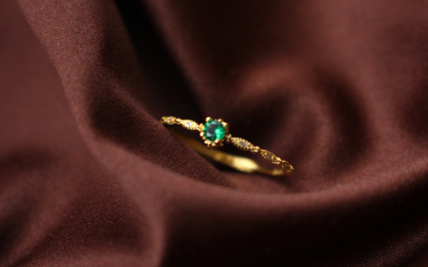 平价绿色系宝石戒指【免邮送】