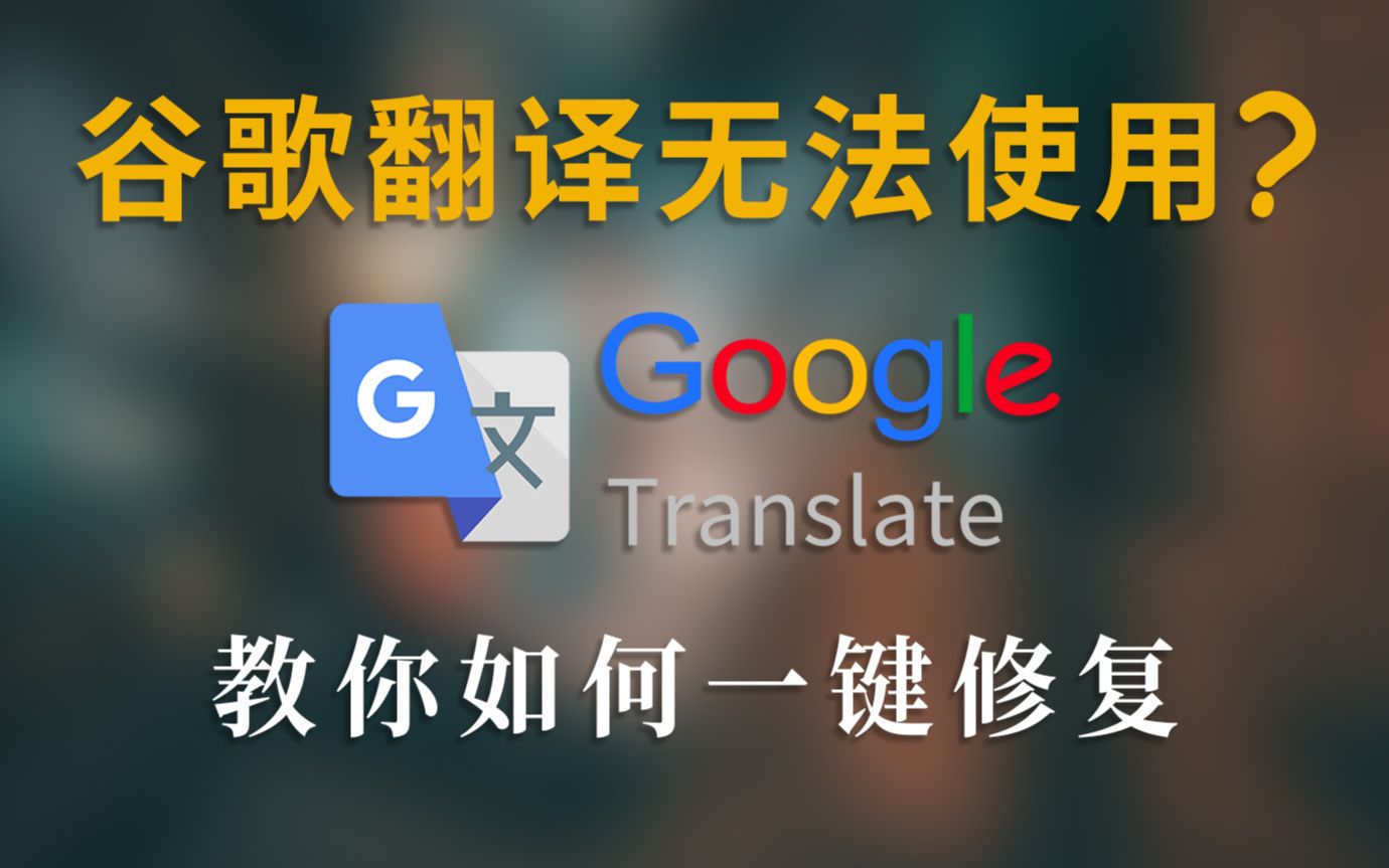 谷歌翻译无法使用？Chrome 浏览器翻译、idea Translation 翻译插件、Google 划词翻译一键修复工具【Play实验室】