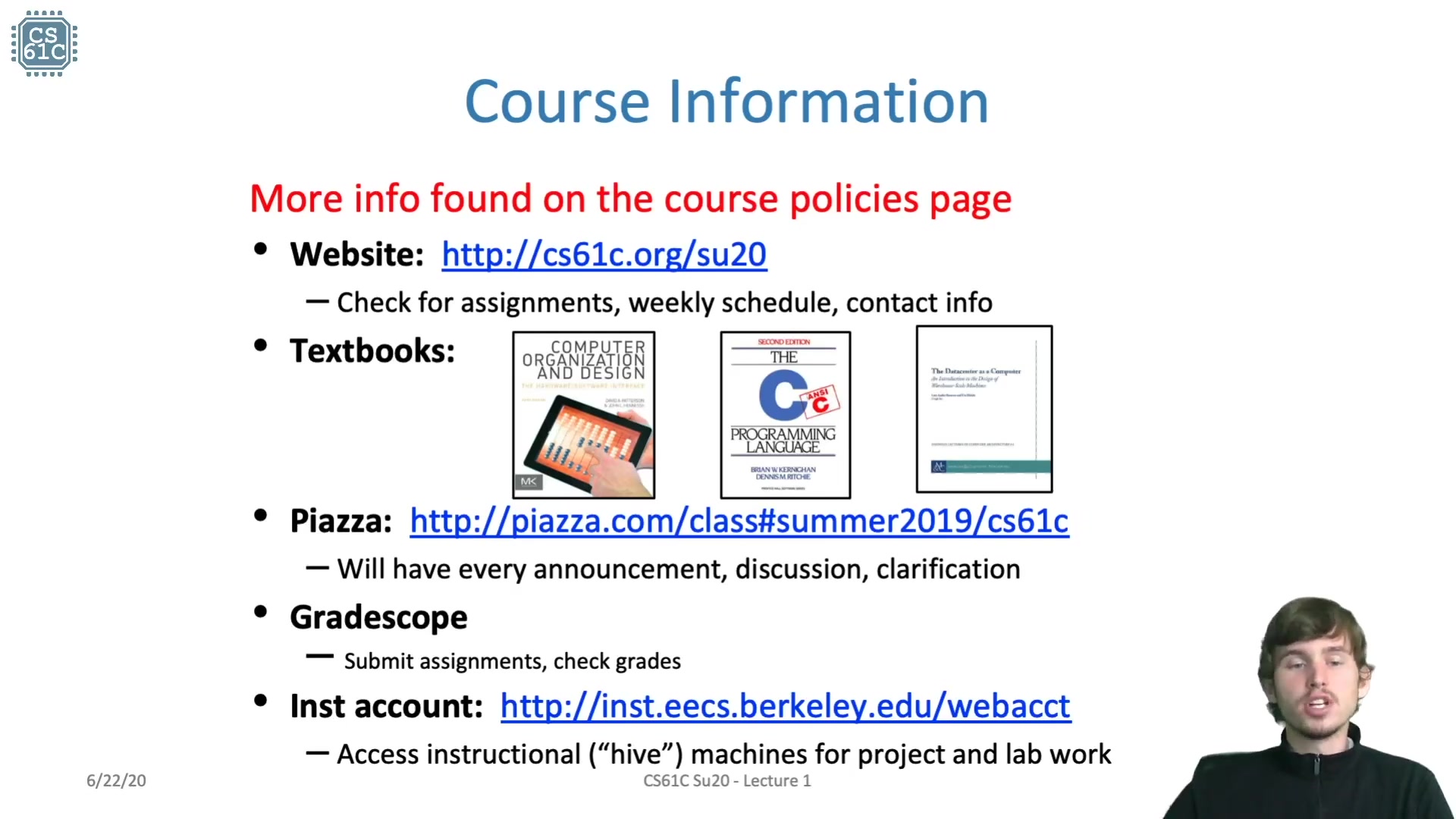 [CS61C SU20] Lecture 24.2 Warehouse Scale Computing, MapReduce (Spark