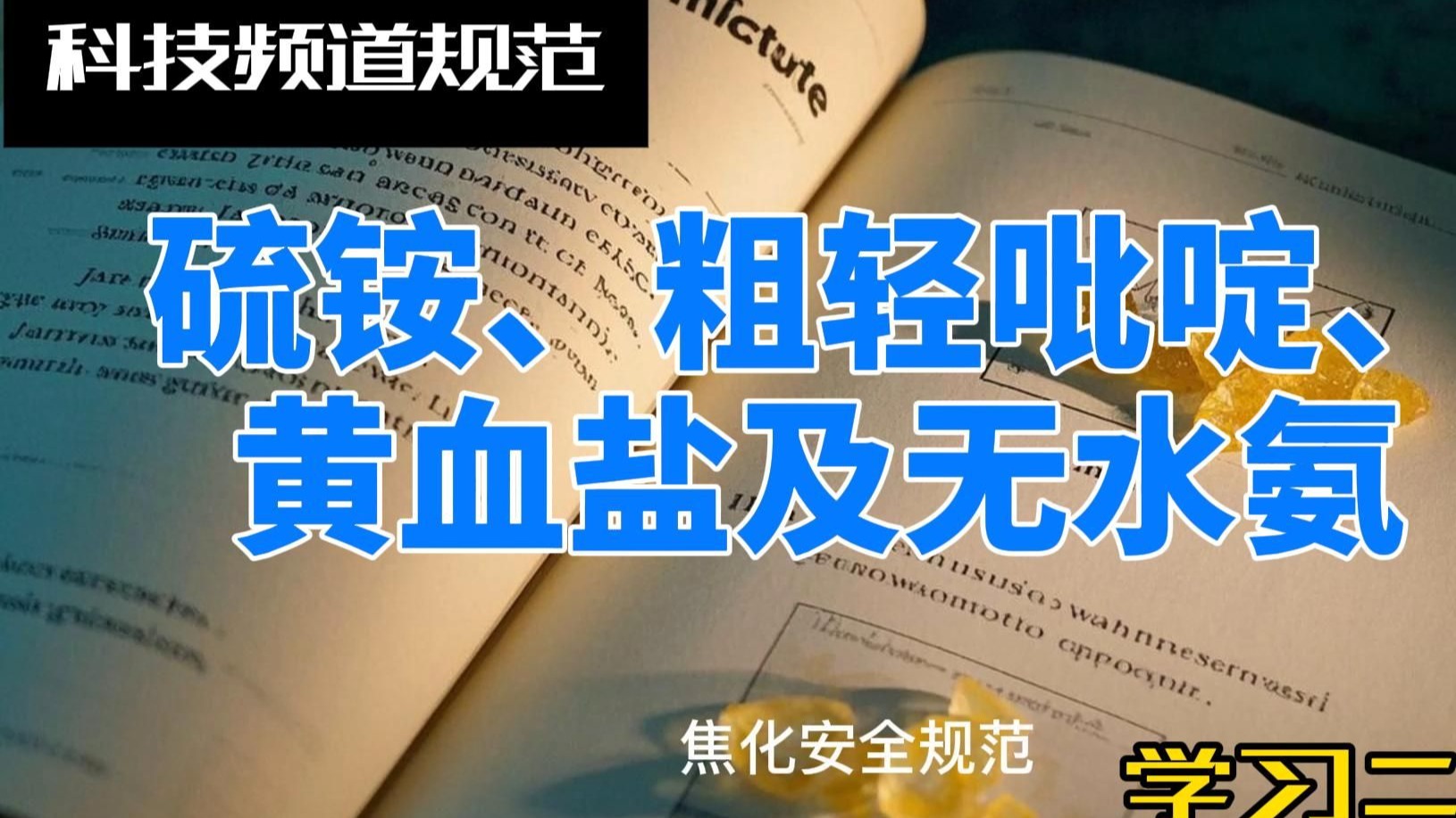 《焦化安全规范》(GB12710-2024)学习二十