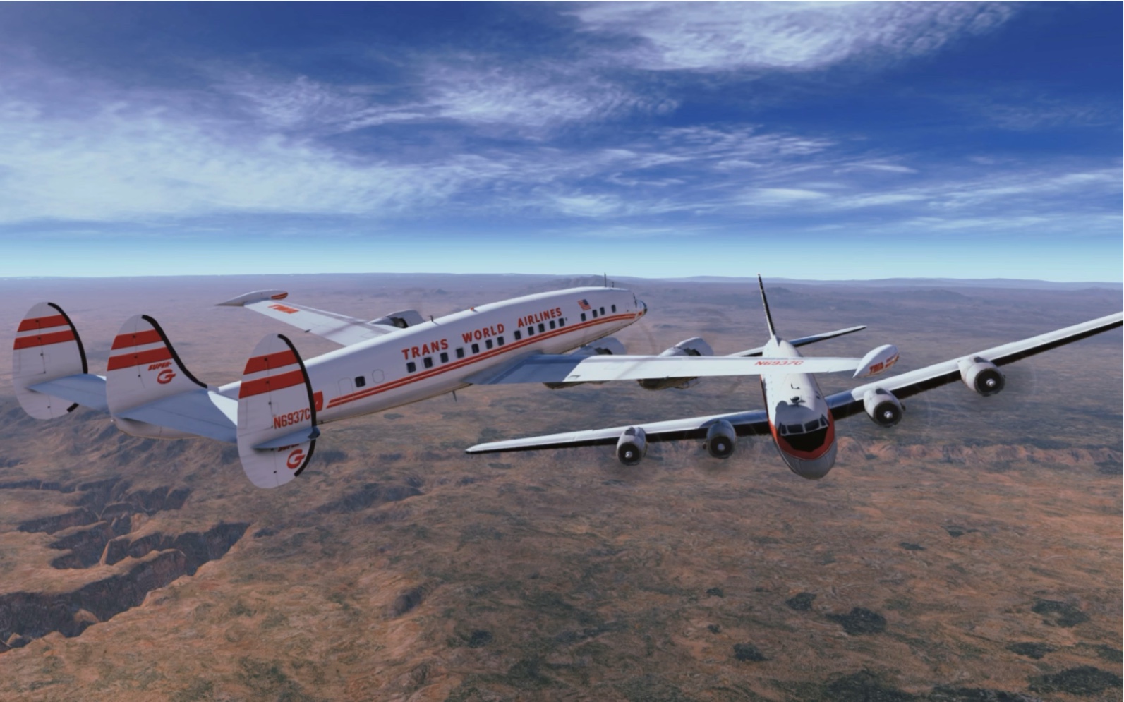 Xplane11模拟大峡谷撞机事件