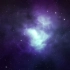 k2291 绚丽蓝色宇宙星空粒子星云团动态视频素材