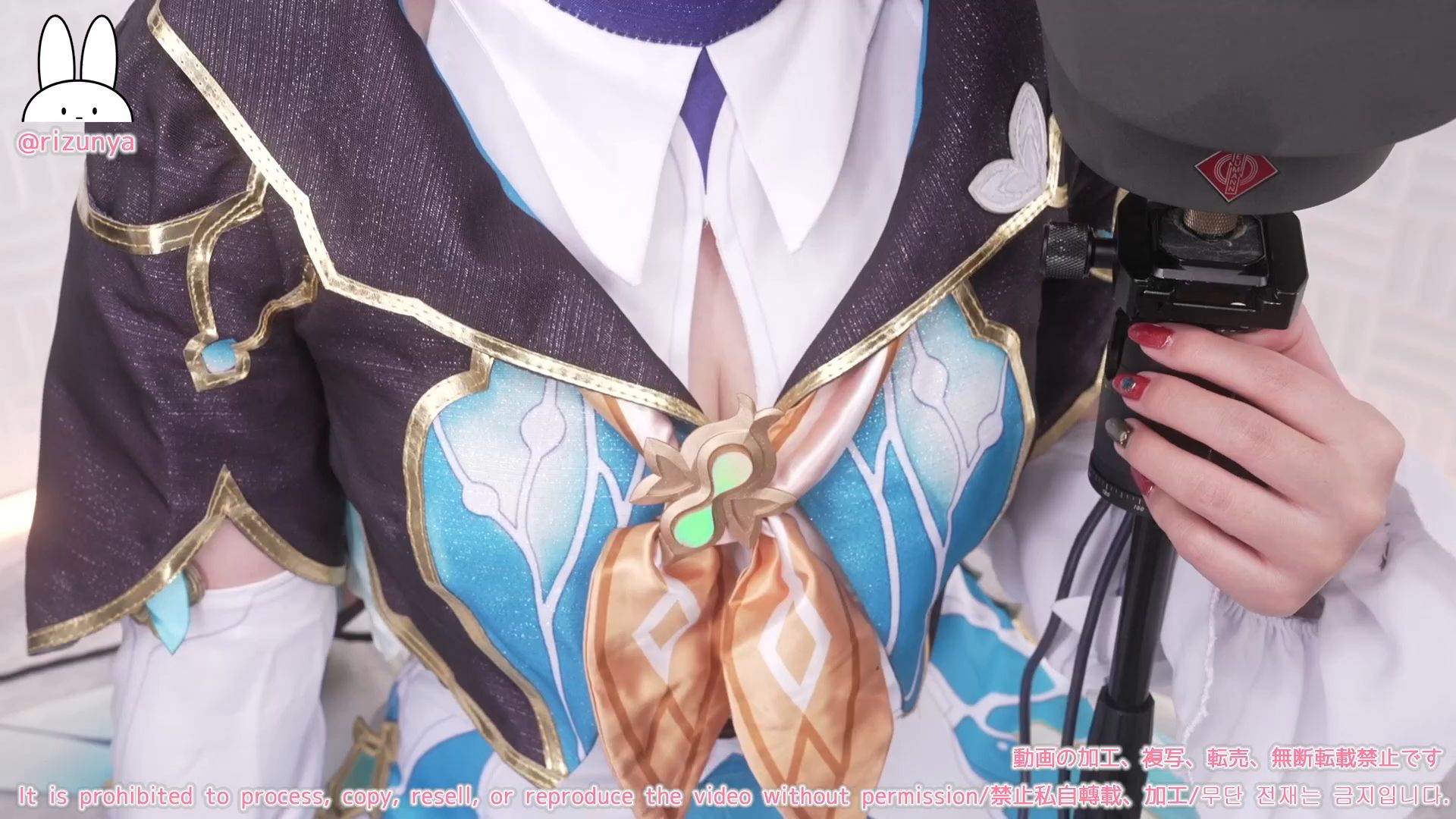 #りずな[2025-02-24][【実写コスプレASMR】崩_スターレ_ル／ホ_ルのコスプレでねっとり優しく絡みつくナマ舌の感触で安眠耳舐めASMR_【りずな