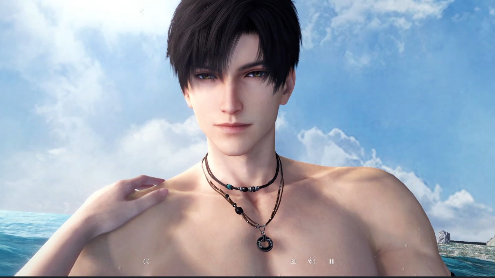 横屏动画丨黎深·私奔潮线（沙滩亲亲）