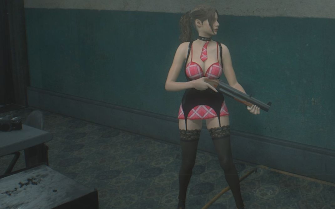 生化危机2重制版清纯女生克莱尔