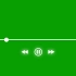 【绿幕素材】音乐进度条绿幕素材免费无水印自取［1080 HD]