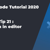 VS Code入门教程2020 #65 文件使用技巧21: Open in editor