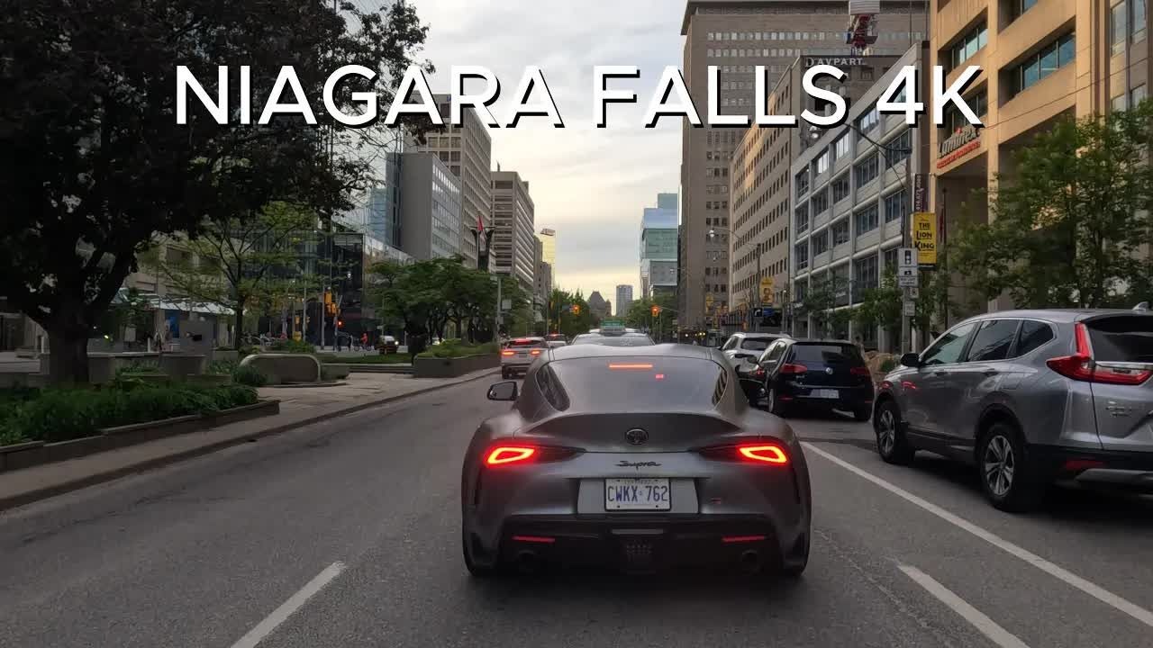 【4K 60FPS】驾驶在加拿大 从尼亚加拉瀑布至多伦多市中心（2025.5）