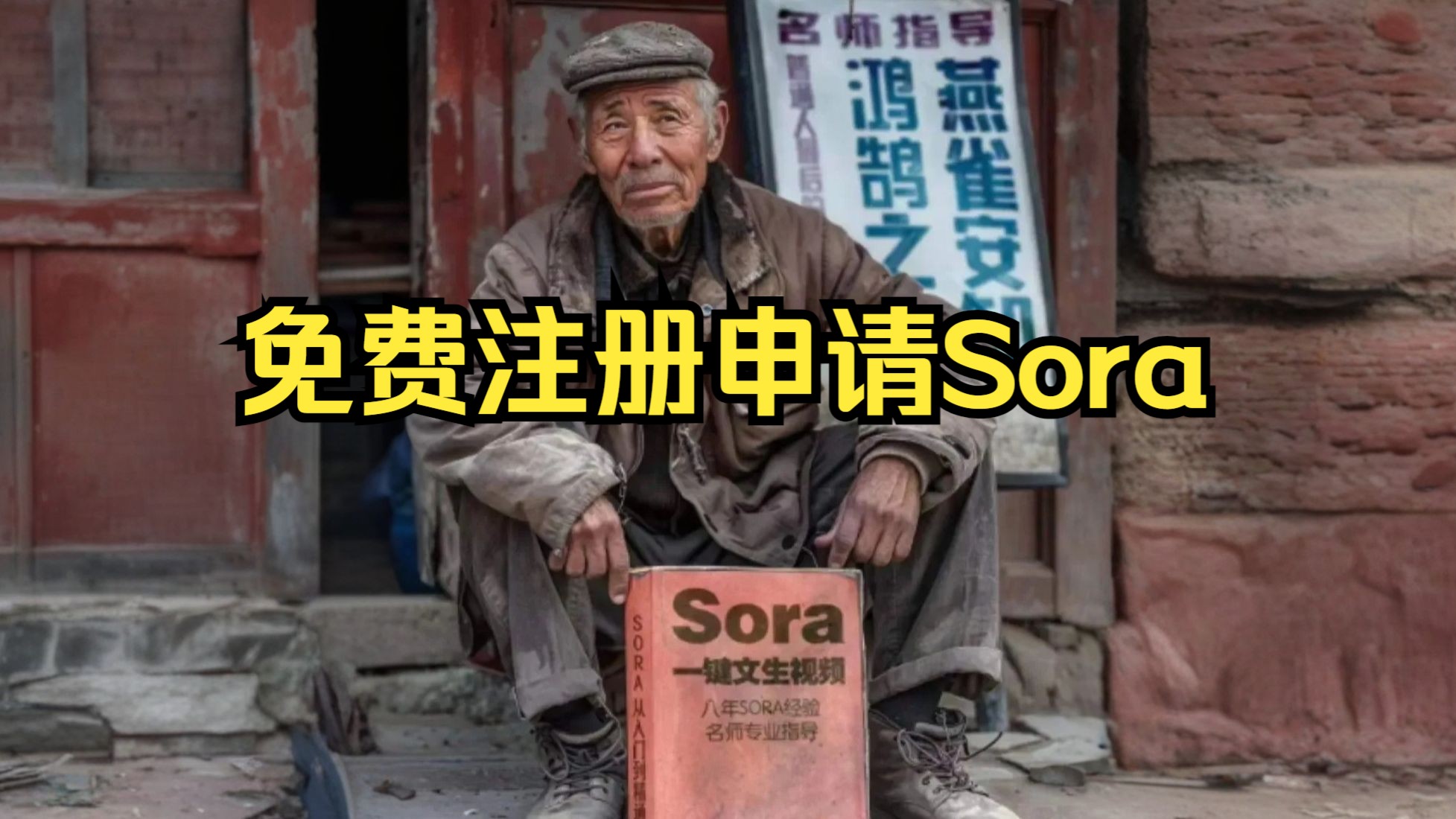 30 秒带你快速注册OpenAI发布的「Sora」| 免费申请 | 先到先得( ゜ ゜)つロ哔哩哔哩bilibili