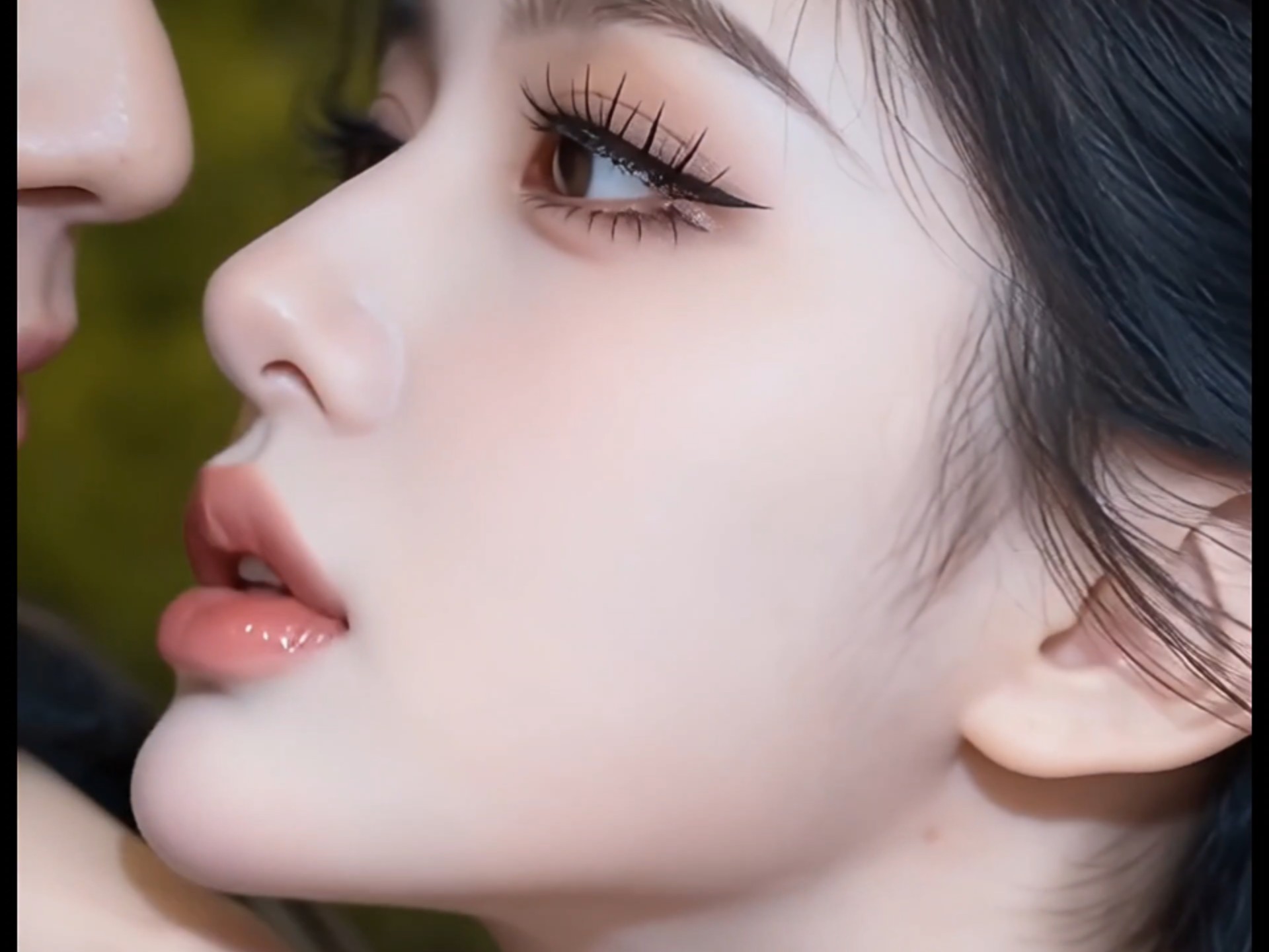 AI制作 这个小姐姐皮肤有白有好