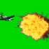 【PR绿幕素材】飞机爆炸