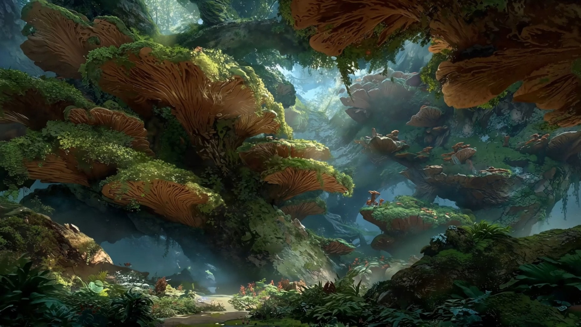 奇幻故事中冒险者的天堂魔兽森林 #电影 #小说 #游戏 #场景设计