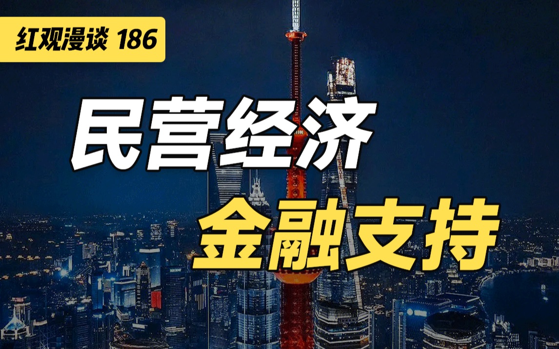 央行等八部门联合发文,民营经济还能不能救一下?【红观漫谈】哔哩哔哩bilibili